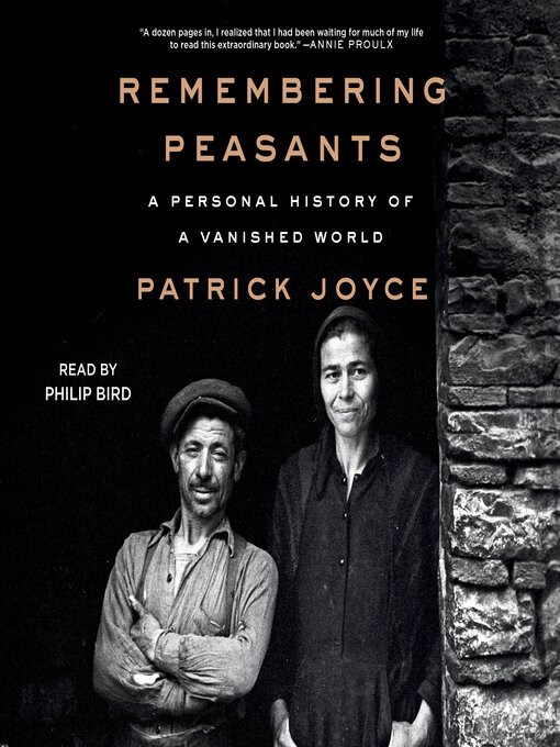 Title details for Remembering Peasants by Patrick Joyce - Available
